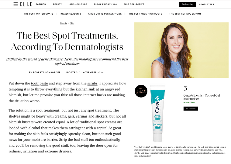Elle Acne Treatment