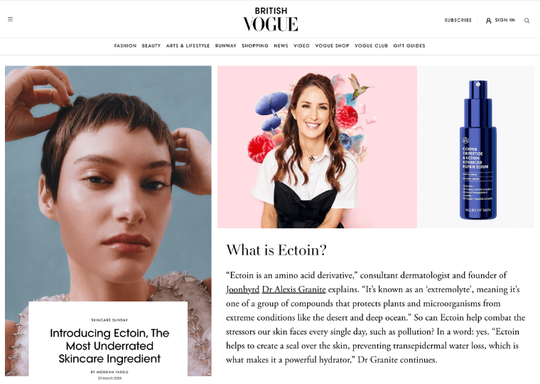 Introducing Ectoin, The Most Underrated Skincare Ingredient